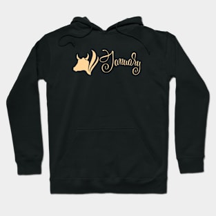 January Caramel Ox Hoodie